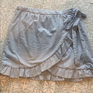 Cotton Wrap Skirt
